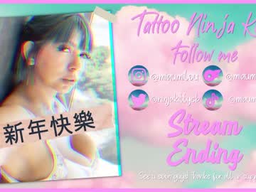 cam girl tattoo_ninja_kitty image #2493500