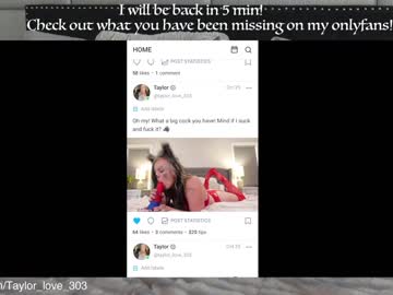 cam girl taylor_love_303 image #991349
